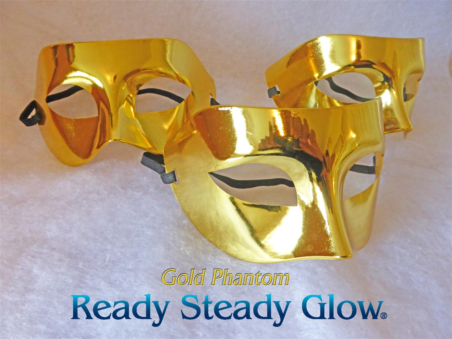 Gold Half Face Mask